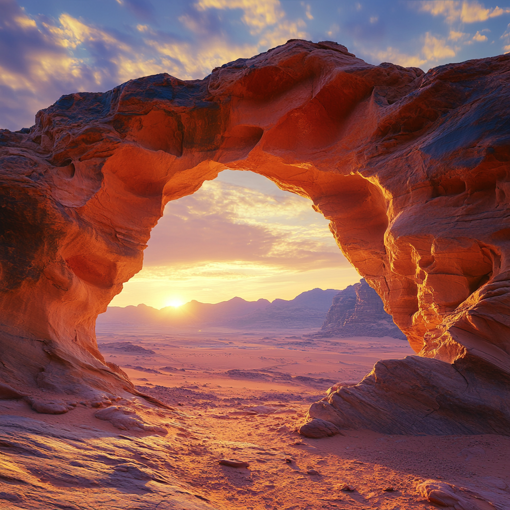 Wadi Rum Rock Formation